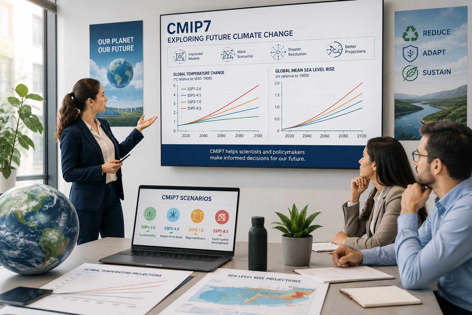 Explainer: The CMIP7 emissions scenarios and how they explore future climate change